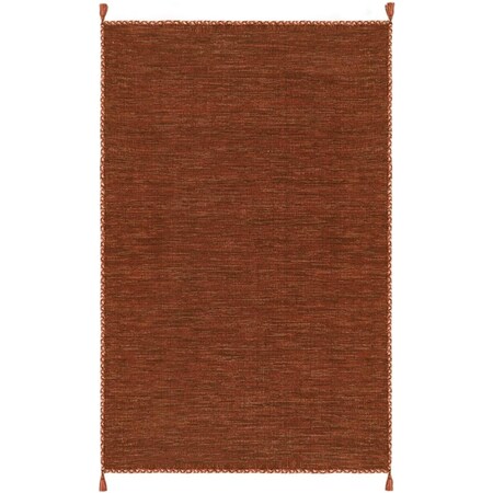 Safavieh 5 x 8 ft. BohemianMontauk Hand Woven Area RugOrange & Black MTK150P-5